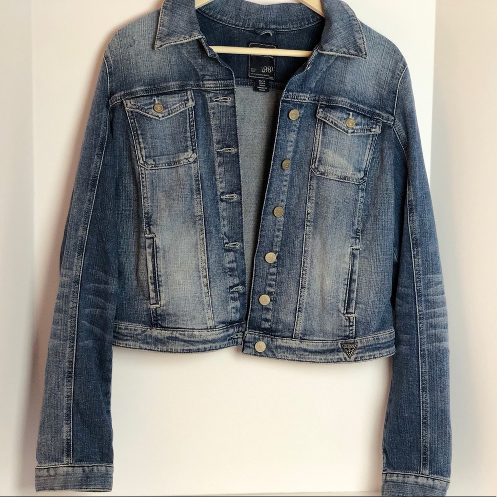 Guess Denim Jean Jacket size XL